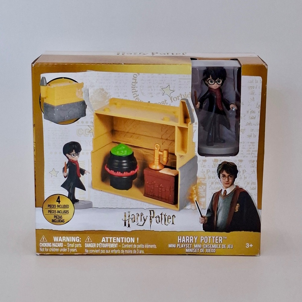 Harry Potter Mini Playset Figure 4 Piece Spin Master Wizarding World New